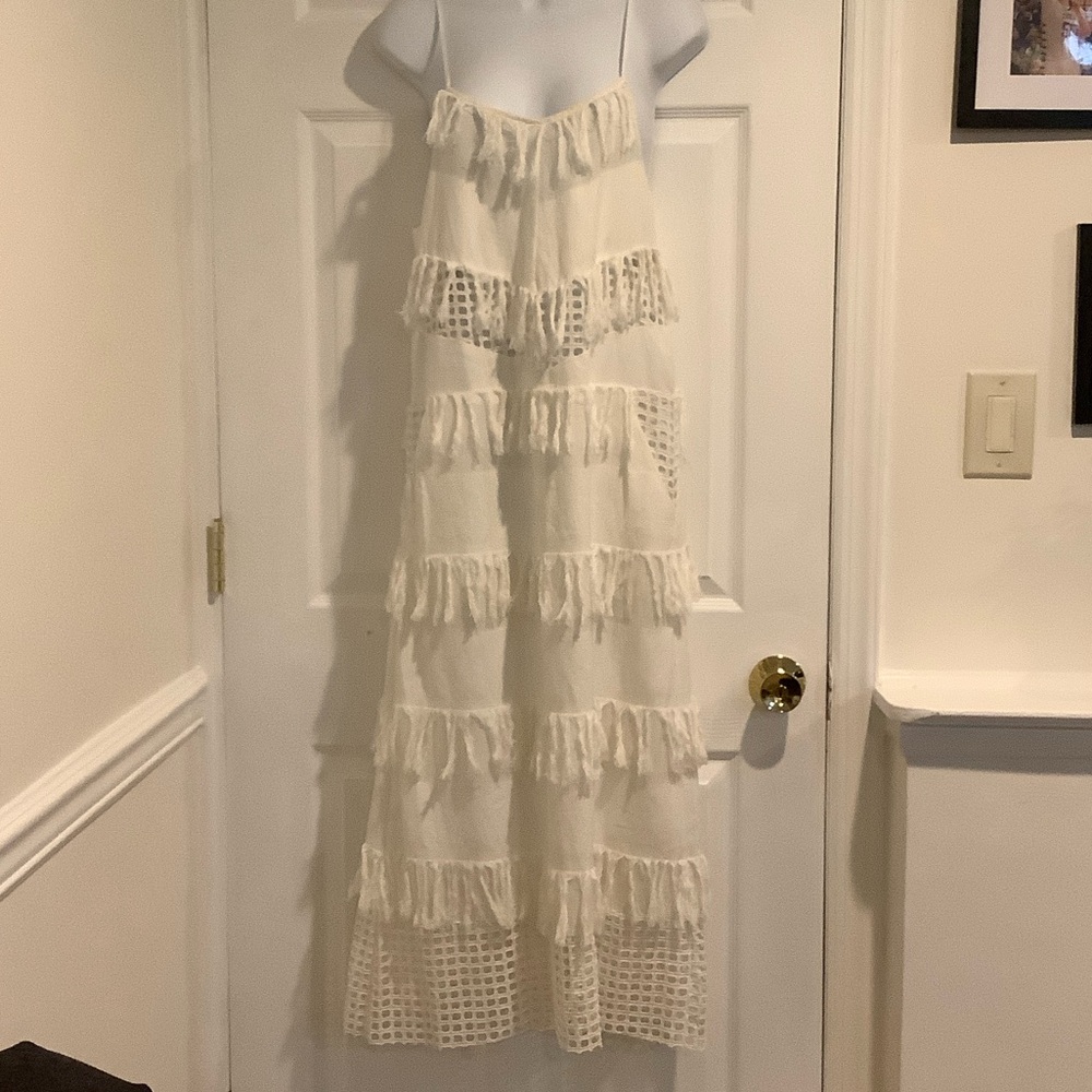 SEA White Bohemian Coastal Cowgirl  Euro Summer Vacation Beach Wedding Dress 4